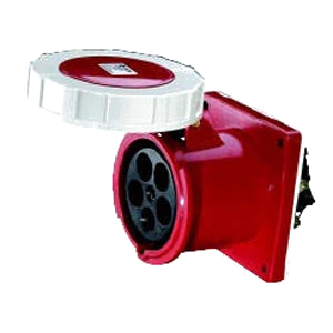 125A 5Pin 3Pne IP67 ind. Str. Skt Panel Mnt 415V**