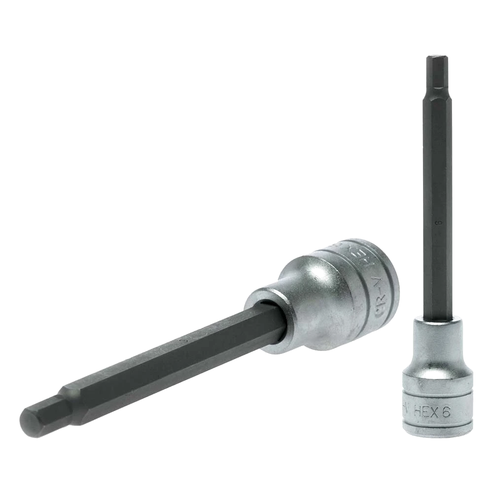 Teng 1/2in Dr. Bit Socket Hex 6mm x 115mm (L)