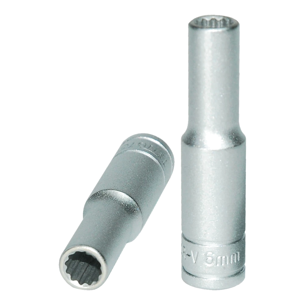 Teng 1/4in Dr. Deep Socket 6mm 12pt