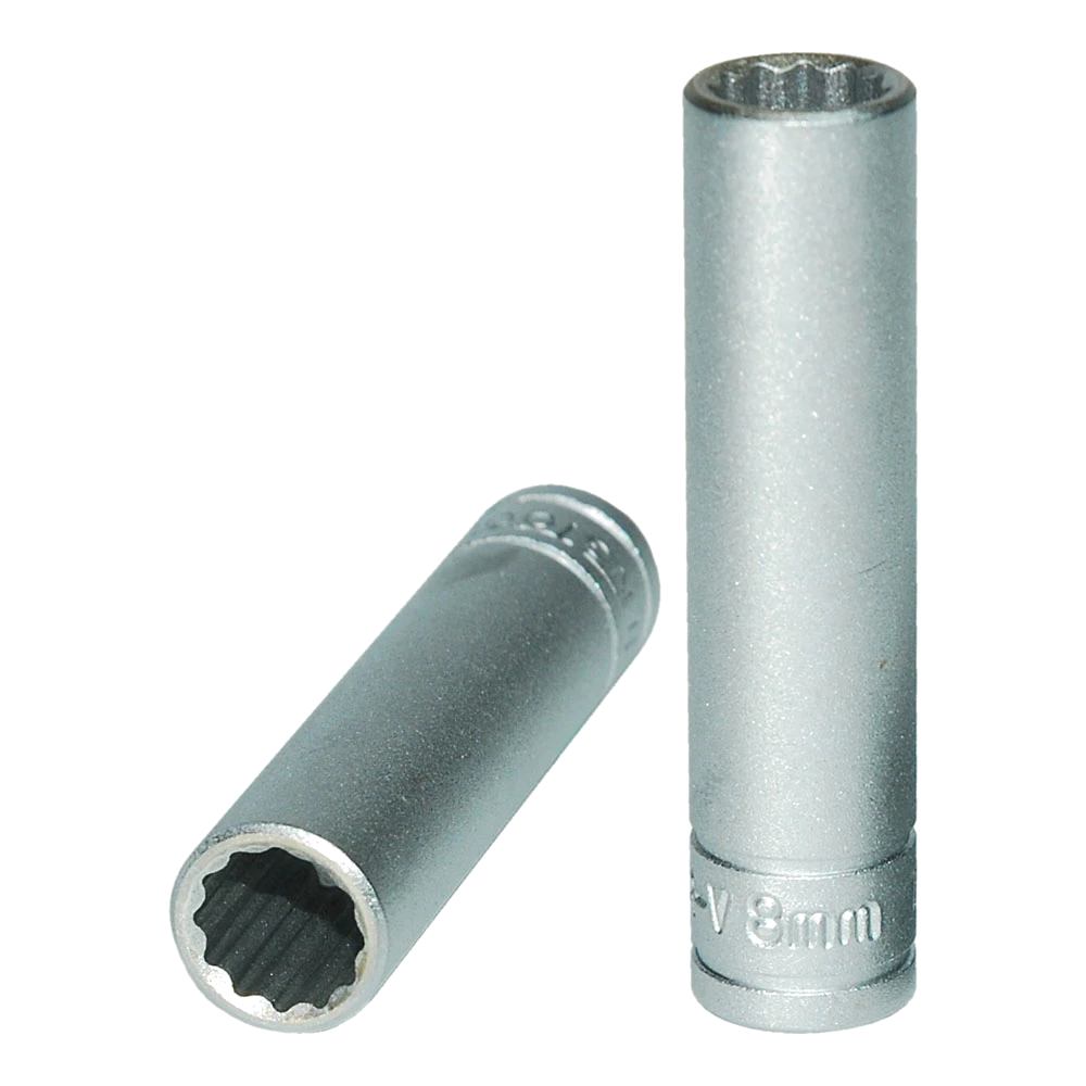 Teng 1/4in Dr. Deep Socket 8mm 12pt