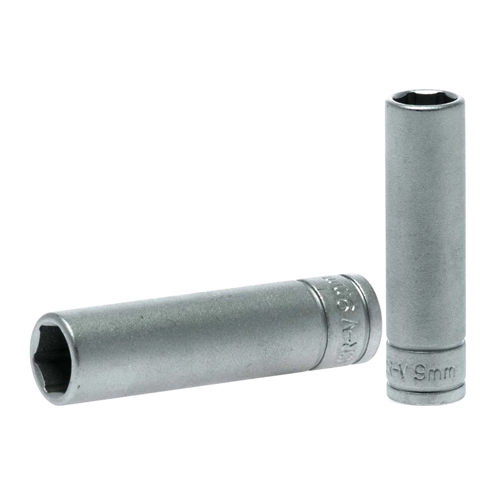 Teng 1/4in Dr. Deep Socket 9mm