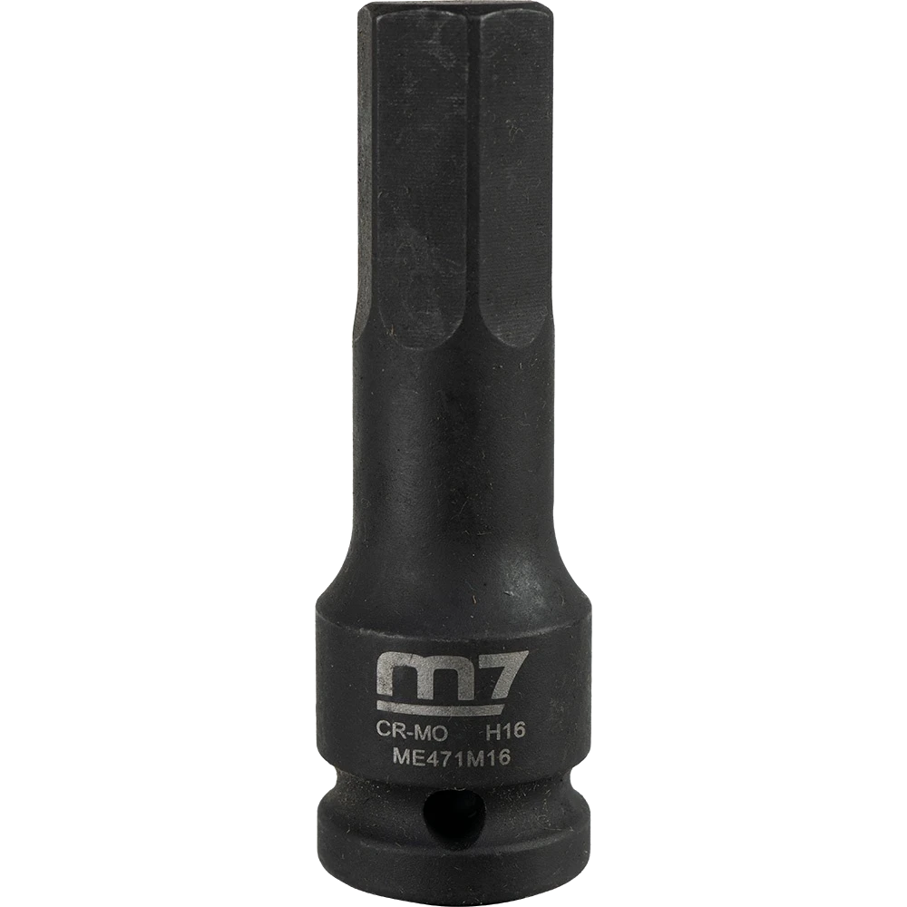 M7 Impact In Hex Socket  1/2in Drive  16mm