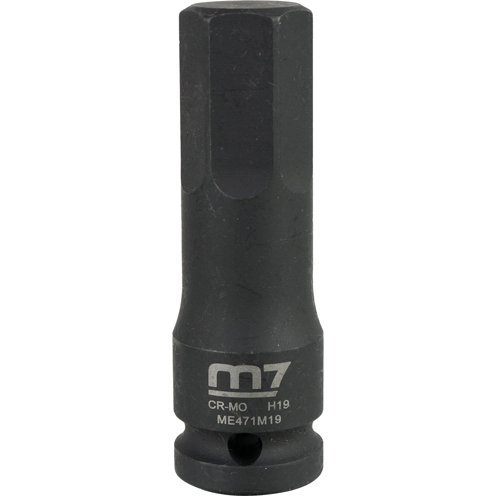 M7 Impact In Hex Socket  1/2in Drive  19mm
