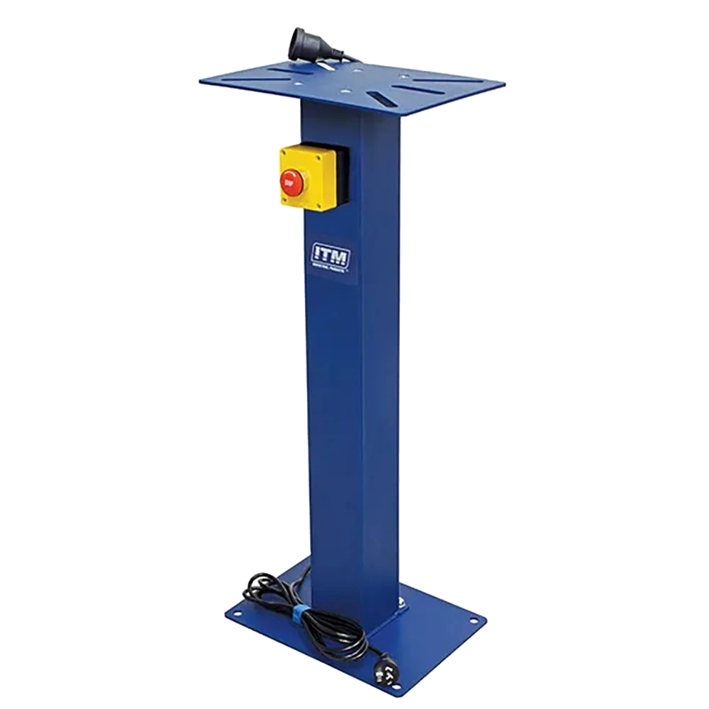 ITM Heavy Duty Bench Grinder Stand w/ Emergency Stop Switch