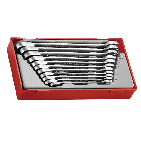 Teng 11pc Rev. Ratchet Comb. Spanner Set 8-19mm - TC-Tray