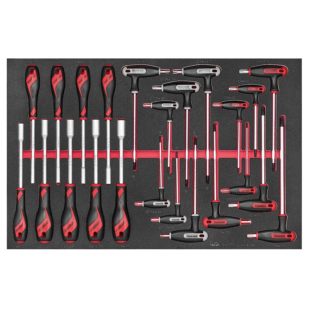 Teng 23pc Nut & T-Handle Driver Set (EVA)