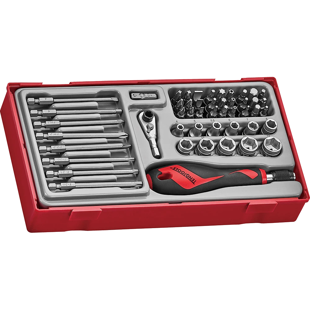 Teng 49pc MD Bits & Socket Set - TC-Tray
