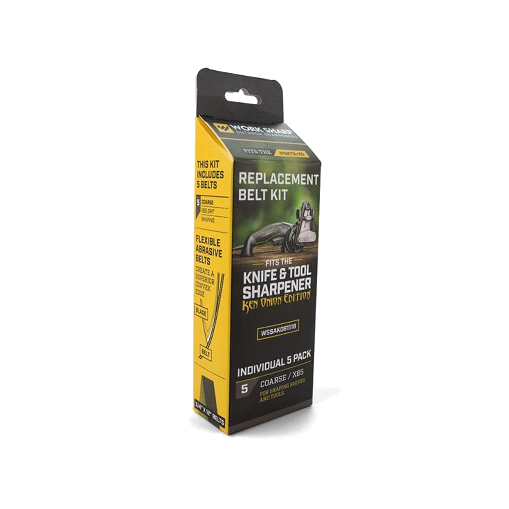 Worksharp Belt Pack 5pc X65 Coarse WSKTS-KO & WSSAKO81111