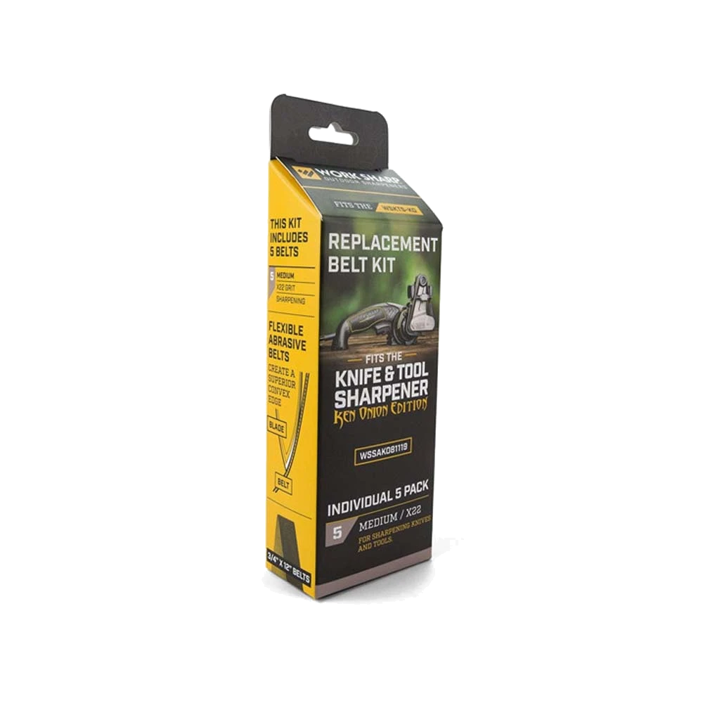 Worksharp Belt Pack 5pc X22 Medium WSKTS-KO