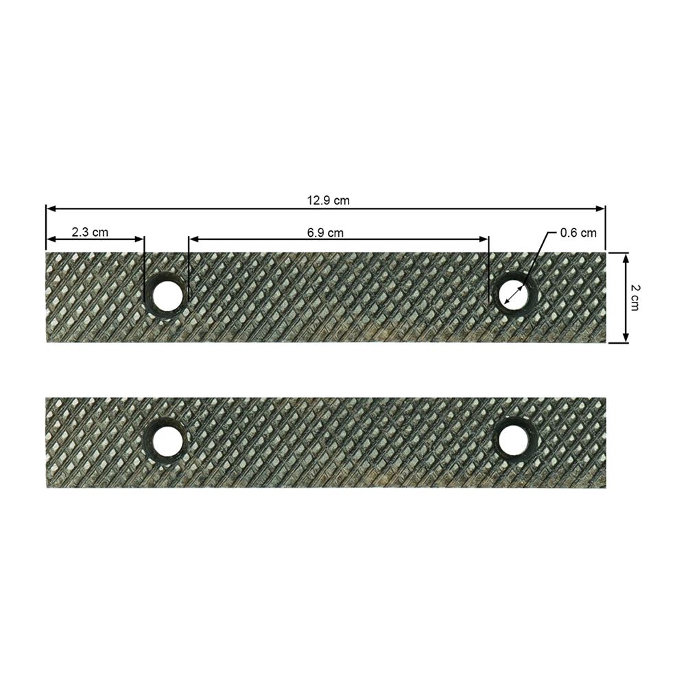 Groz  Spare Jaws - GZ35402 5in / 125mm Vice (Pair)