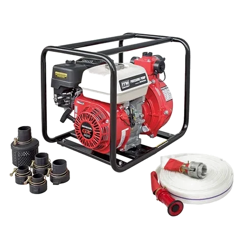 ITM Water Pressure Pump Kit GX200 Honda w/Fire Fighting Hose