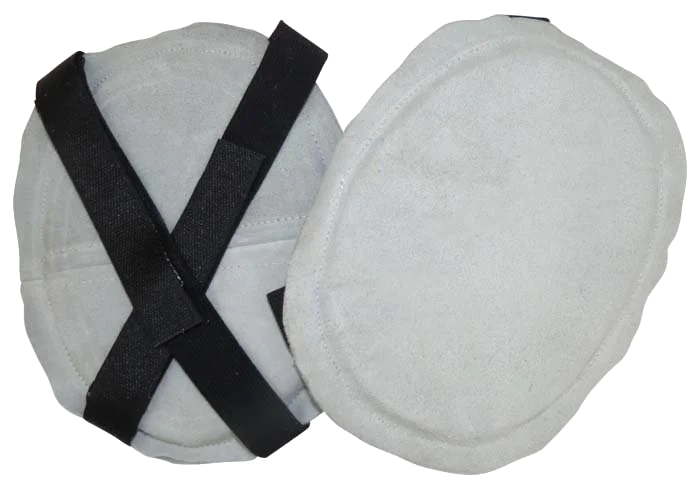 Suede Leather Kneepads, Velcro Straps