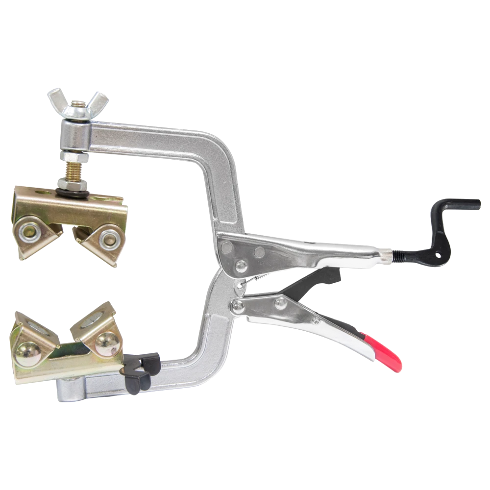 Stronghand Pipe Plier with Adjustable Top Large V-Pads