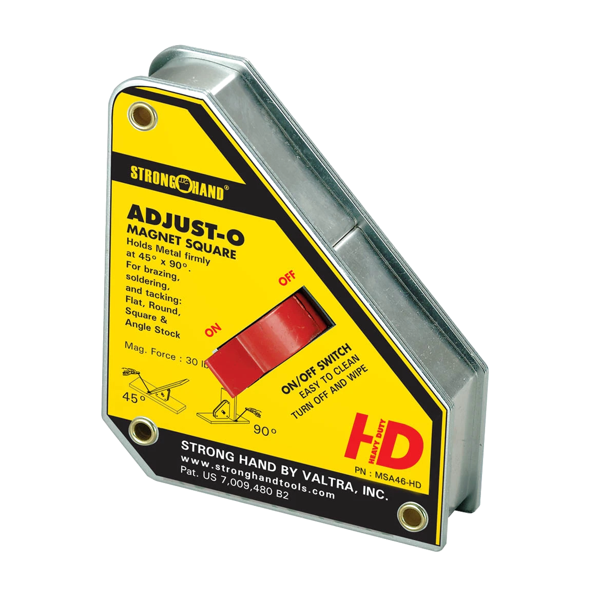 Stronghand Adjust-O Magnet Square Heavy Duty 75KG