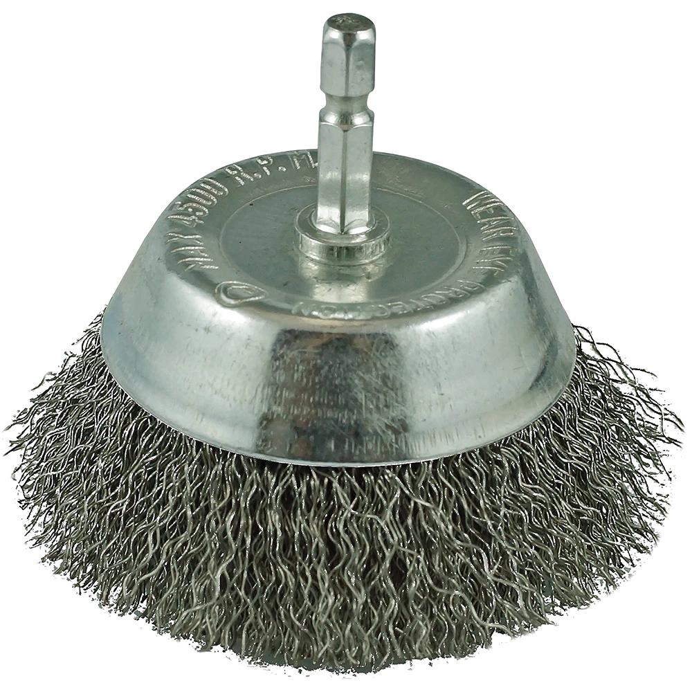 ITM Crimp Wire Spindle Mounted Cup Brush 65mm