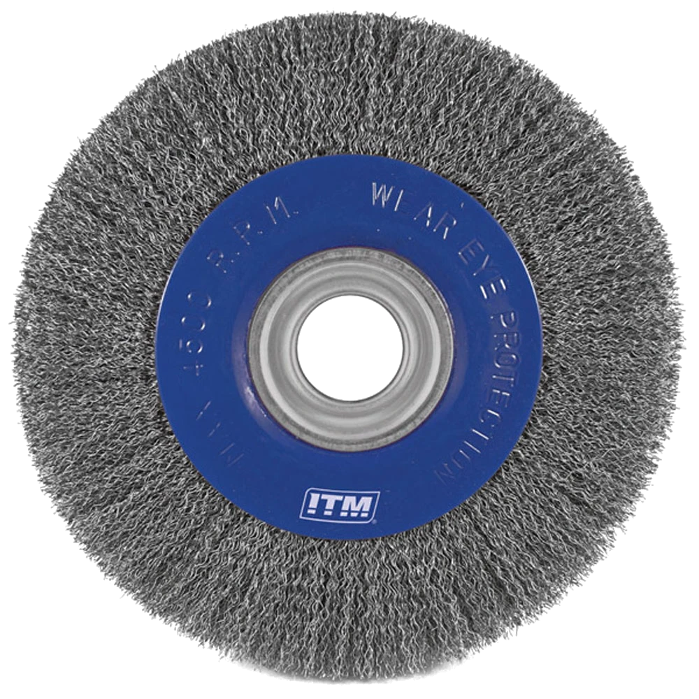 ITM Crimp Wire Wheel Brush Steel 250 x 32mm