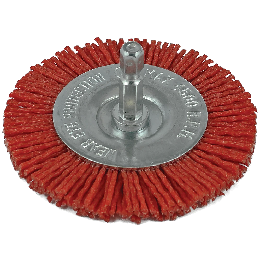 ITM Nylon Spindle Mounted Wheel Brush 75mm