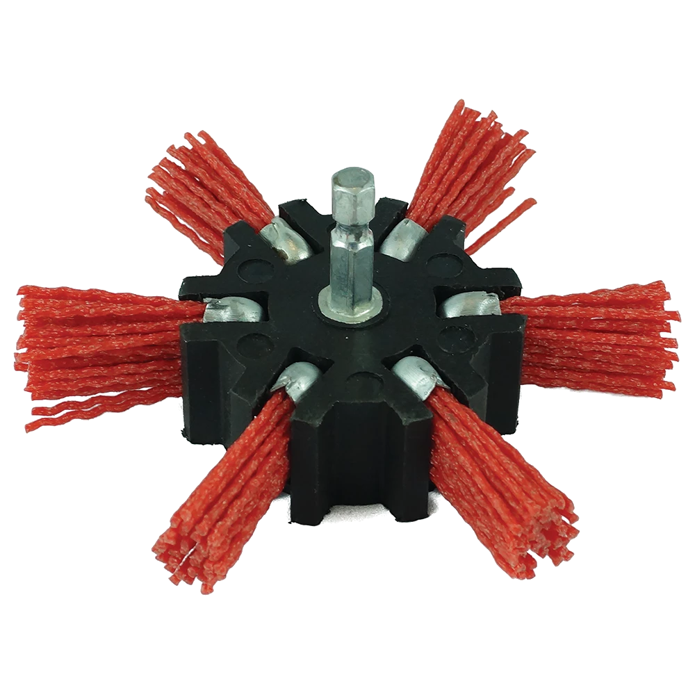 ITM Nylon Spindle Mounted Flapper Wheel 100mm