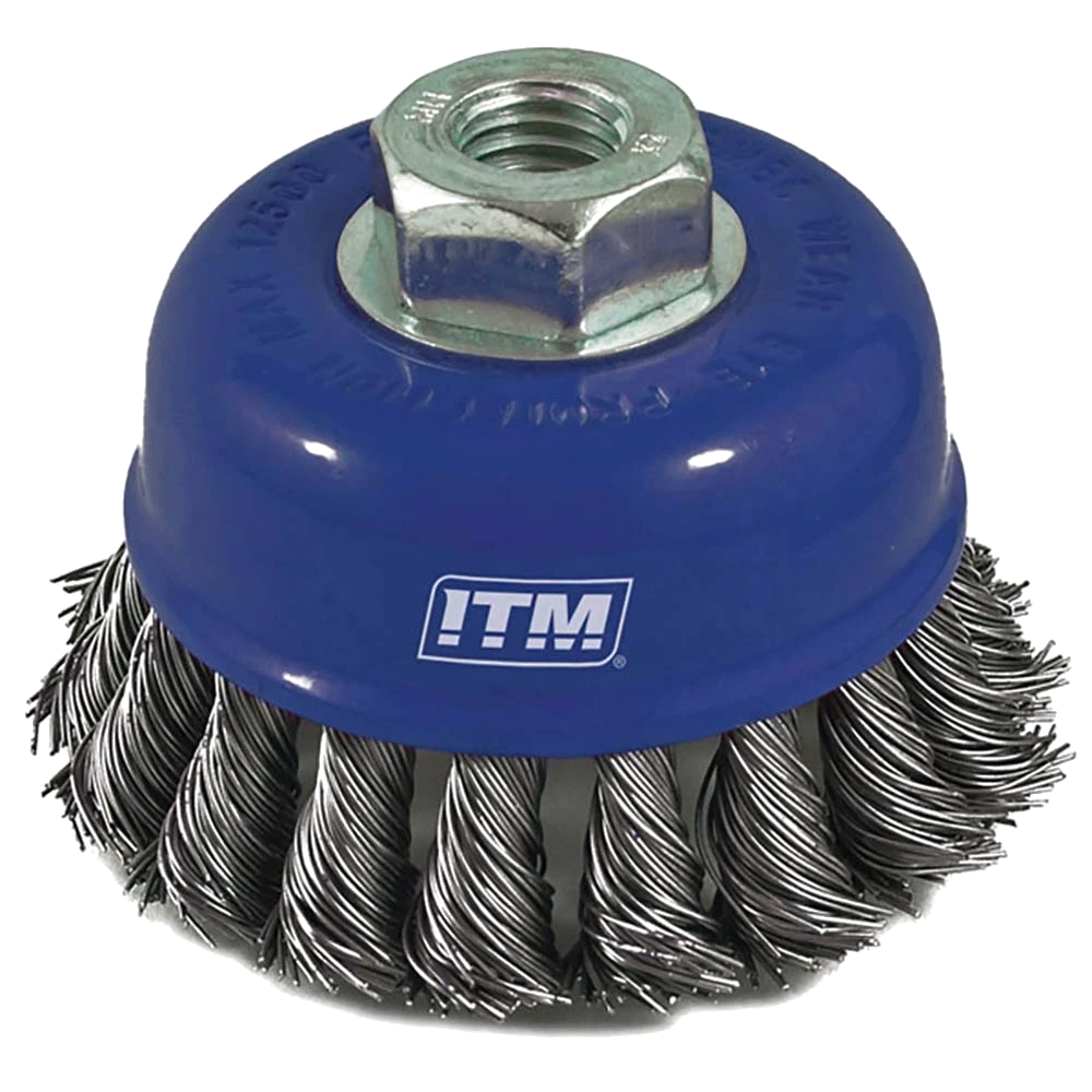 ITM Twist Knot Cup Brush Steel 50mm