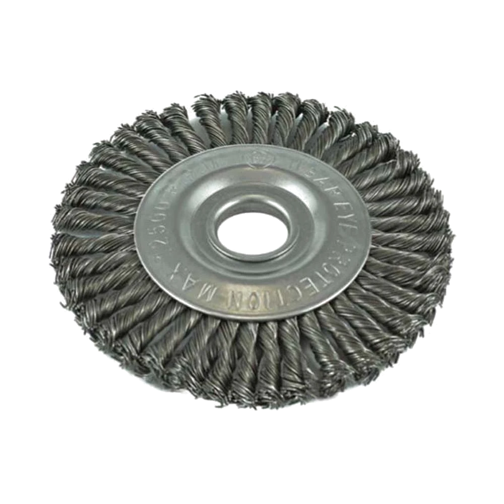 ITM Twist Knot Pipeline Wheel Brush Steel 178mm