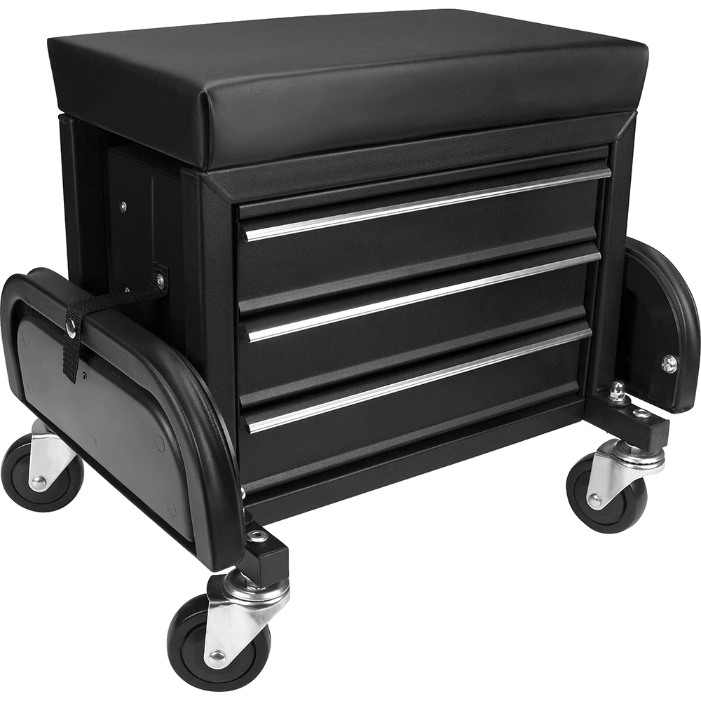 ProEquip 3 Drawer Rolling Mechanics Seat