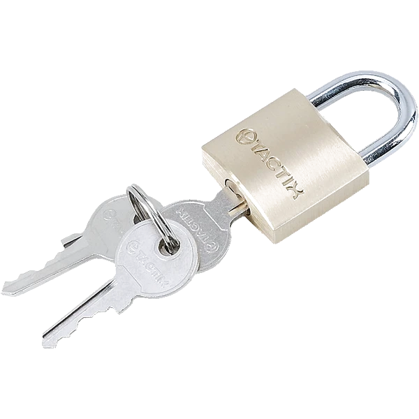 Tactix Padlock 30mm (1-3/16in) Brass