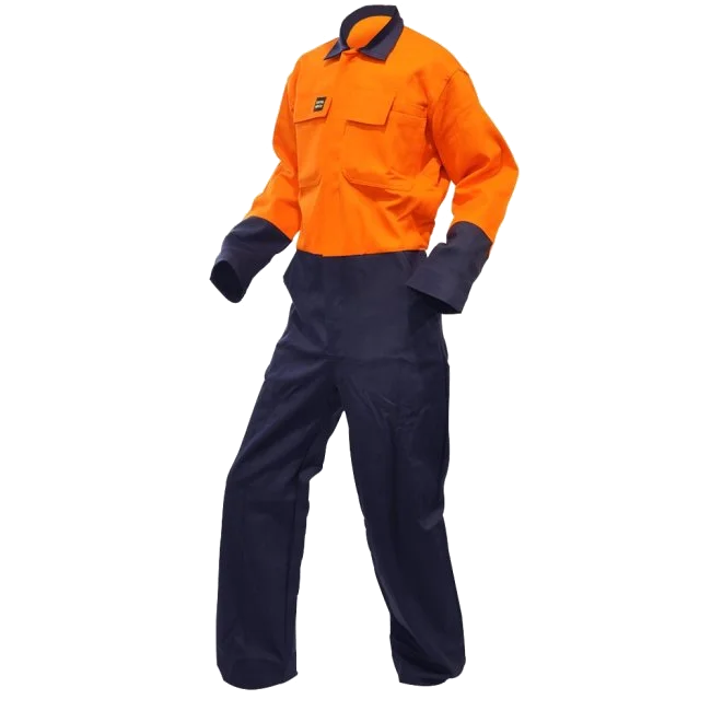 FR Overalls, 12Cal, DO, Orange/Navy - Image 2