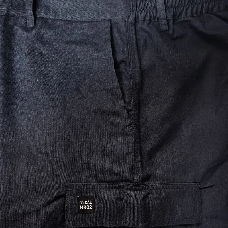 FR Trousers, 240gsm, 11Cal, Navy/Taped