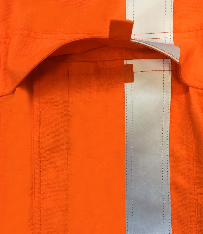 Arcshield TTMC FR Overalls, 8.8Cal, Ora/Navy - Image 2