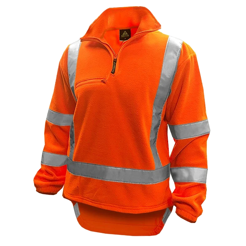 Hi-Vis TTMC Polar Fleece Jacket, Orange