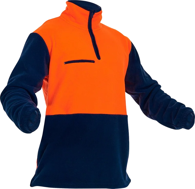 Hi-Vis D/O Polar Fleece 1/2 Zip Tunic