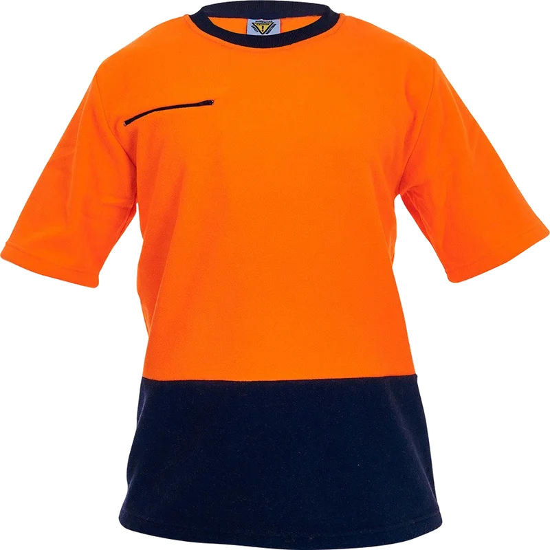 Hi-Vis D/O Polar Fleece Crew Neck T-Shirt - Image 2