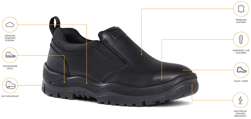 Mongrel Slip-on Fullgrain Leather Safety Shoe - Image 3