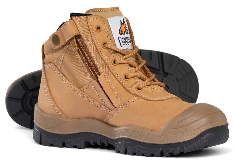 Mongrel Low Zipsider Boot, Scuff Cap, Wheat - Image 2