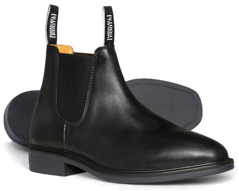 Mongrel Slip-on Riding Boot, Non-Safety Black - Image 2