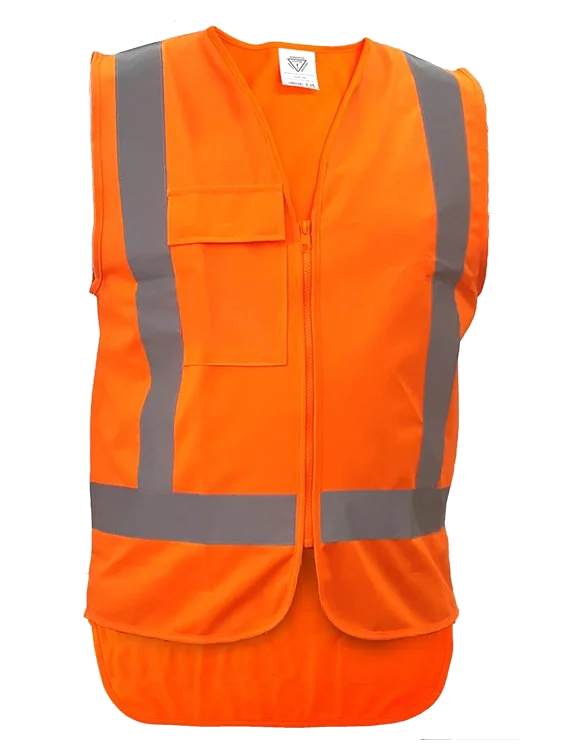 TTMC H-back Safety Vest Orange - Image 2