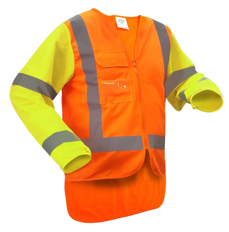 MTC Safety Vest Orange/Yellow