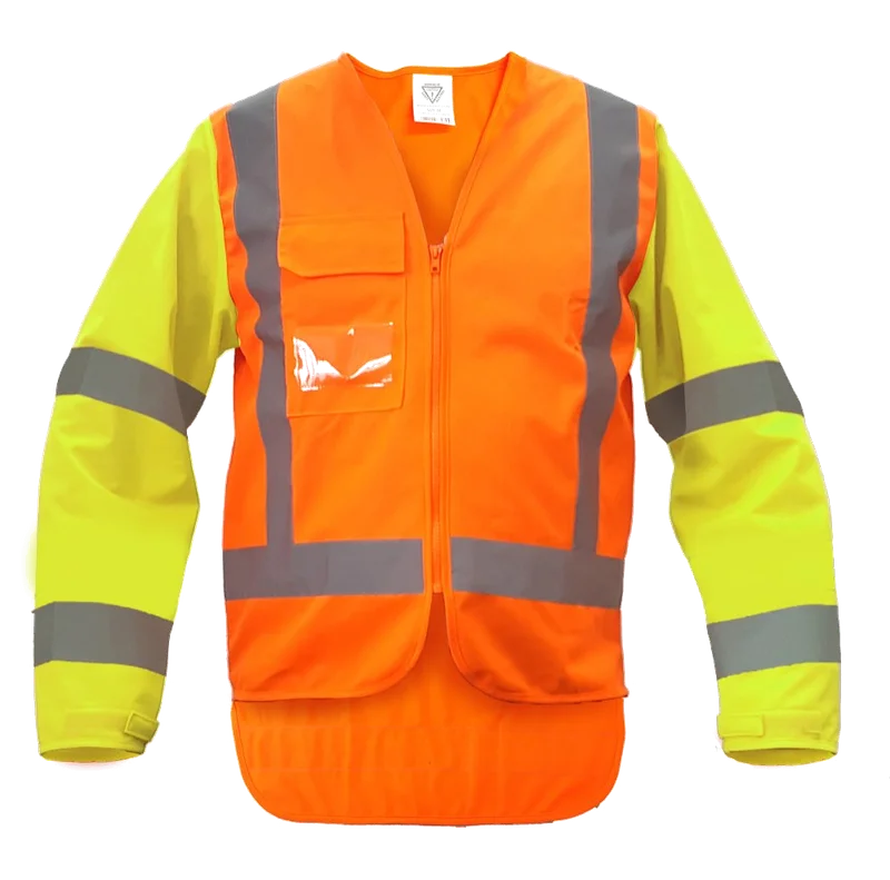 MTC Safety Vest Orange/Yellow - Image 2