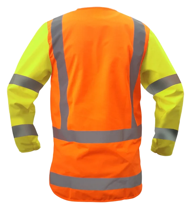 MTC Safety Vest Orange/Yellow - Image 3