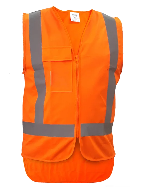 TTMC X-back Safety Vest Orange - Image 2