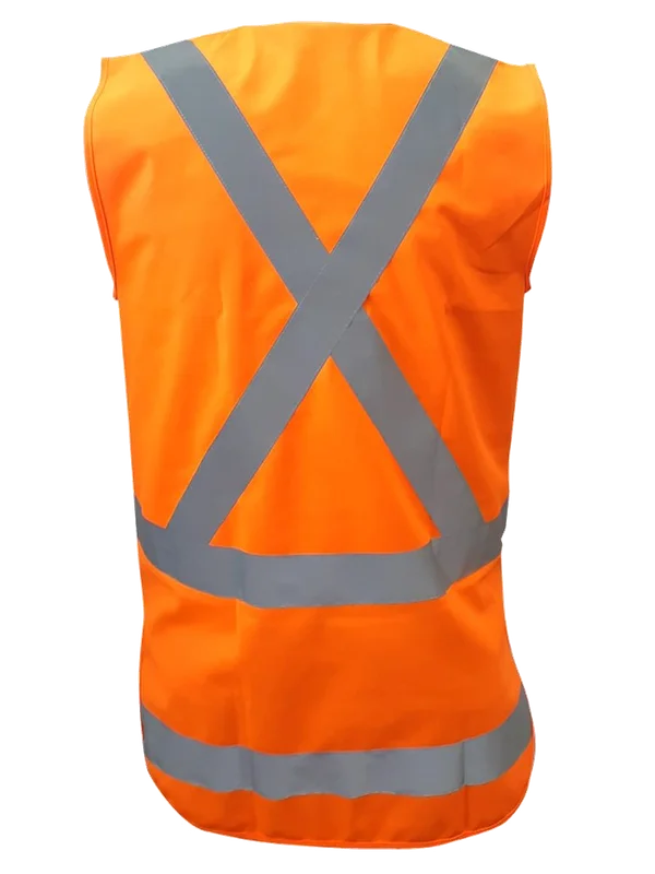 TTMC X-back Safety Vest Orange - Image 3