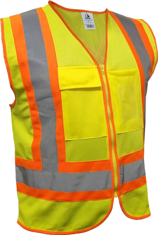 D/N X-back Safety Vest Yellow/Orange