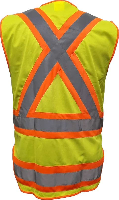 D/N X-back Safety Vest Yellow/Orange - Image 2