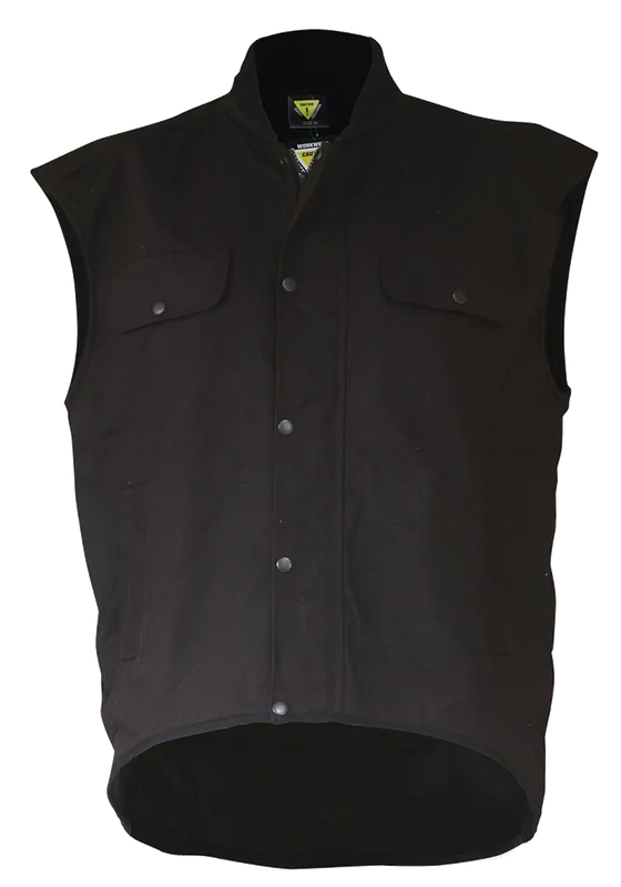 Oilskin Sleeveless Vest - Image 2