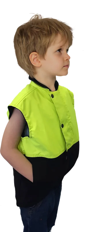 Oilskin Children’s Hi Vis Sleeveless Vest