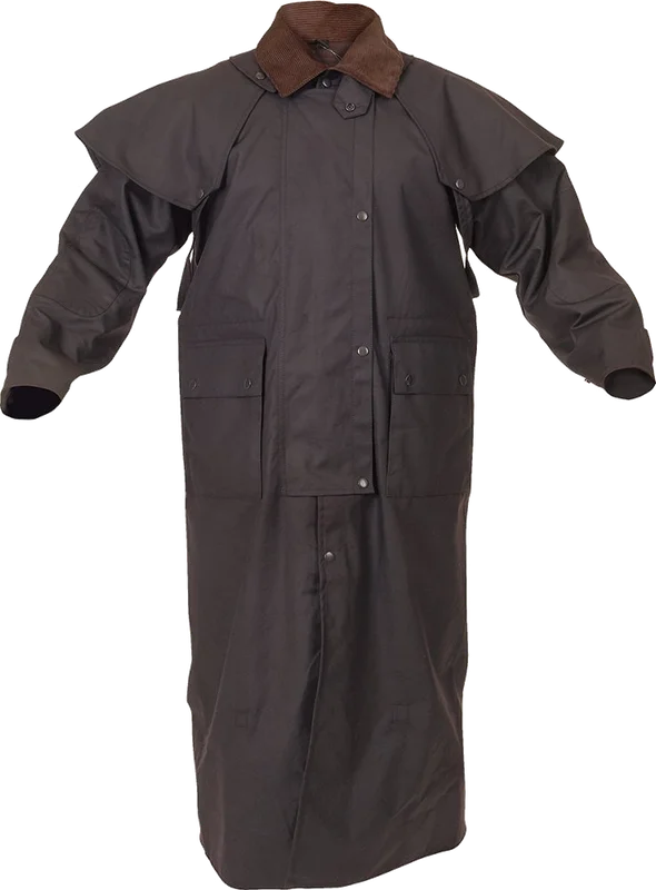 Oilskin Long Riding Coat - Image 2