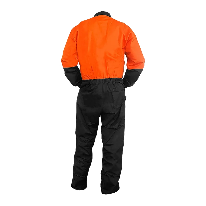 Cotton Overalls, DO, LS, Orange/Black - Image 2