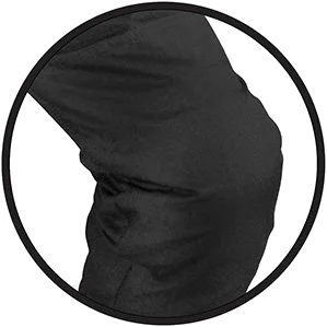 Long Sleeved Polycotton Zip Coverall Black - Image 3