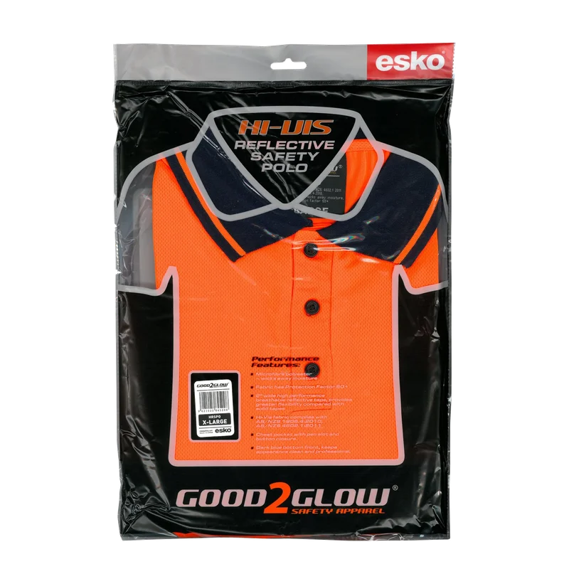 Esko Hi-Vis Reflective Polo Shirt - Image 3