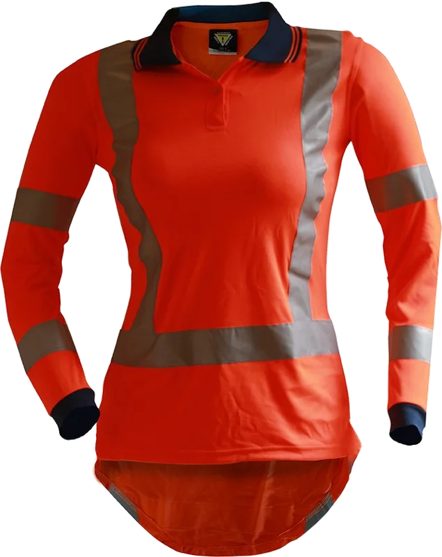 TTMC L/S Microfibre Polo Women’s - Image 2